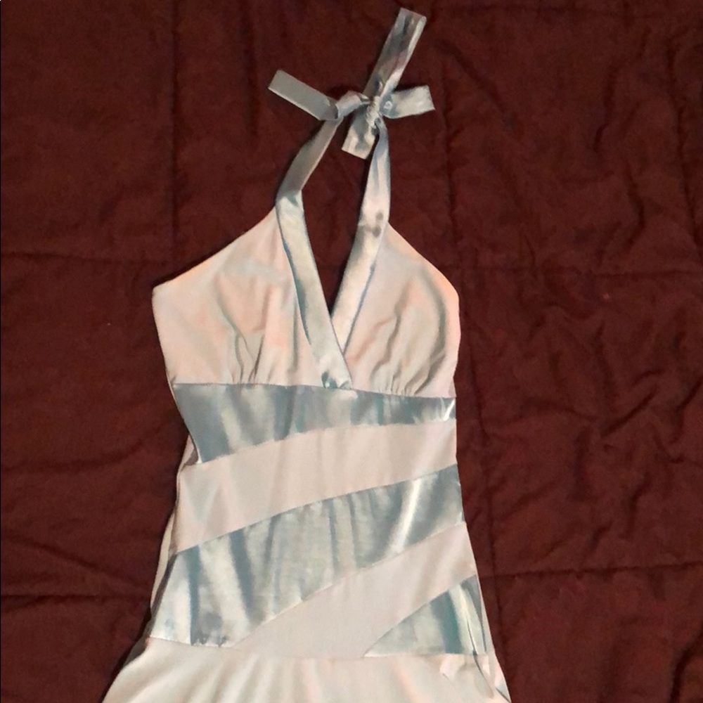 Light blue flowy dress